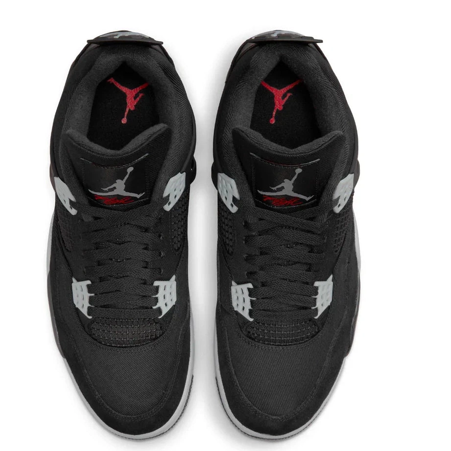 4 Air SE Jordan Retro Canvas Black 0630